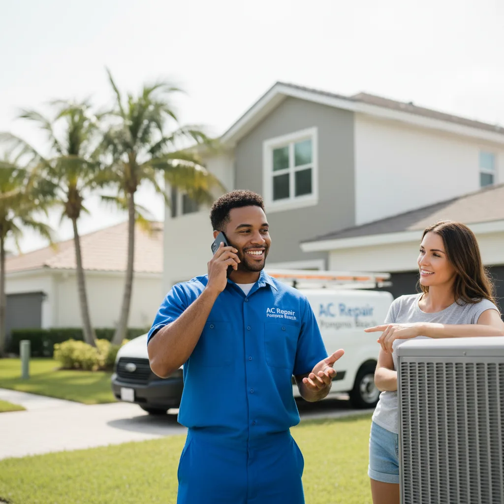 AC Repair Pompano Beach customer support in Middle River